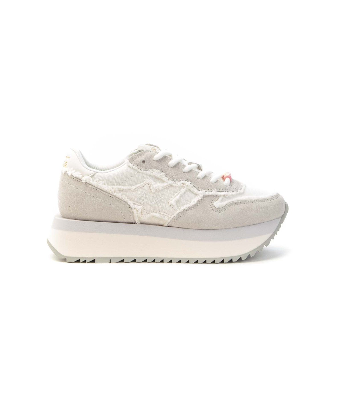 SCARPE SUN68 W BIG STARGIRL CANVAS BIANCO