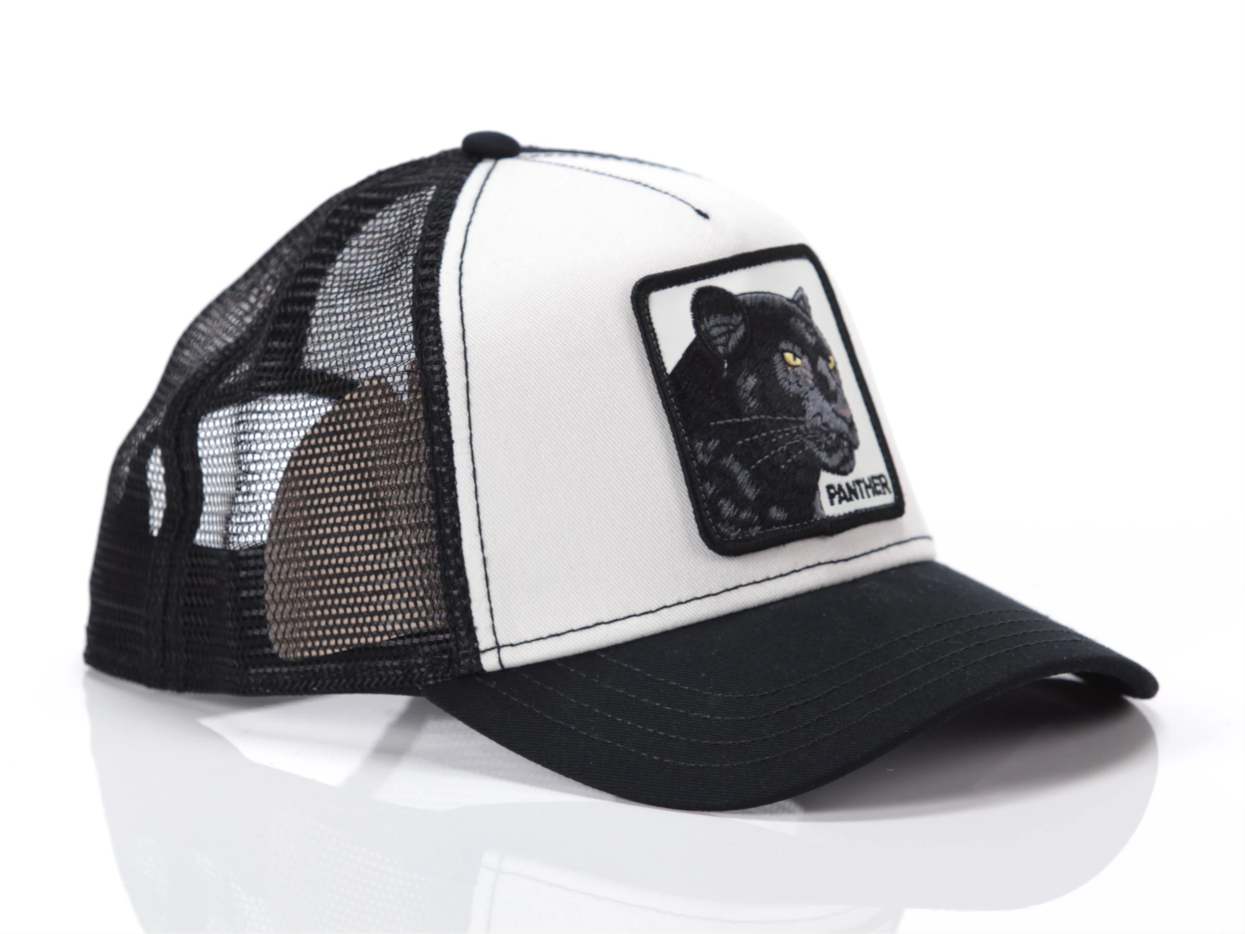 CAPPELLO GOORIN BROS FARM TRUCKER BICOLOR PANTHER BLACK