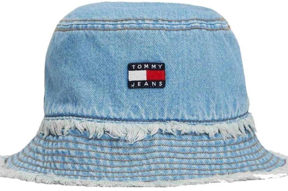 CAPPELLO TOMMY HILFIGHER BUCKET HERITAGE IN DENIM