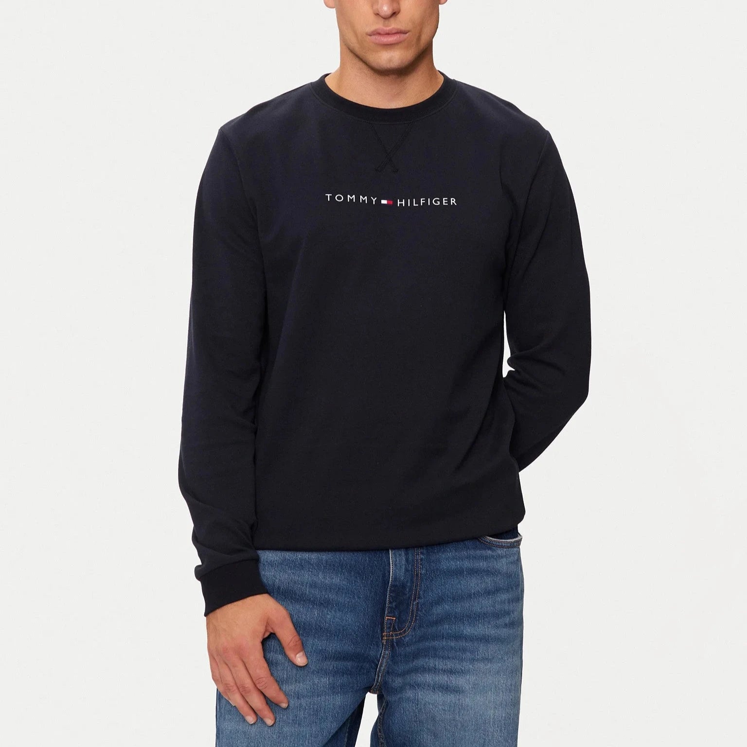 FELPA TOMMY HILFIGER GIROCOLLO LOUNGE ORIGINAL