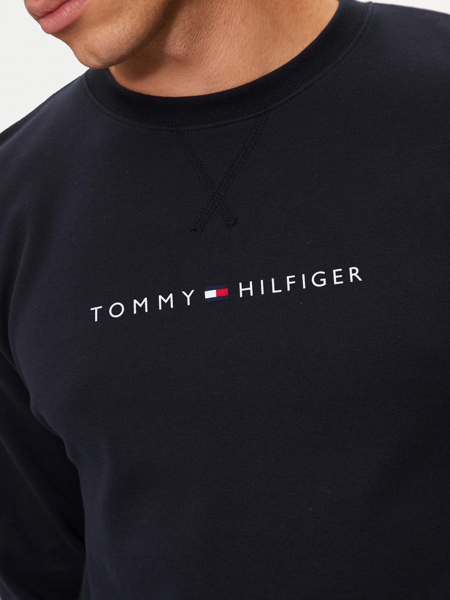 FELPA TOMMY HILFIGER GIROCOLLO LOUNGE ORIGINAL