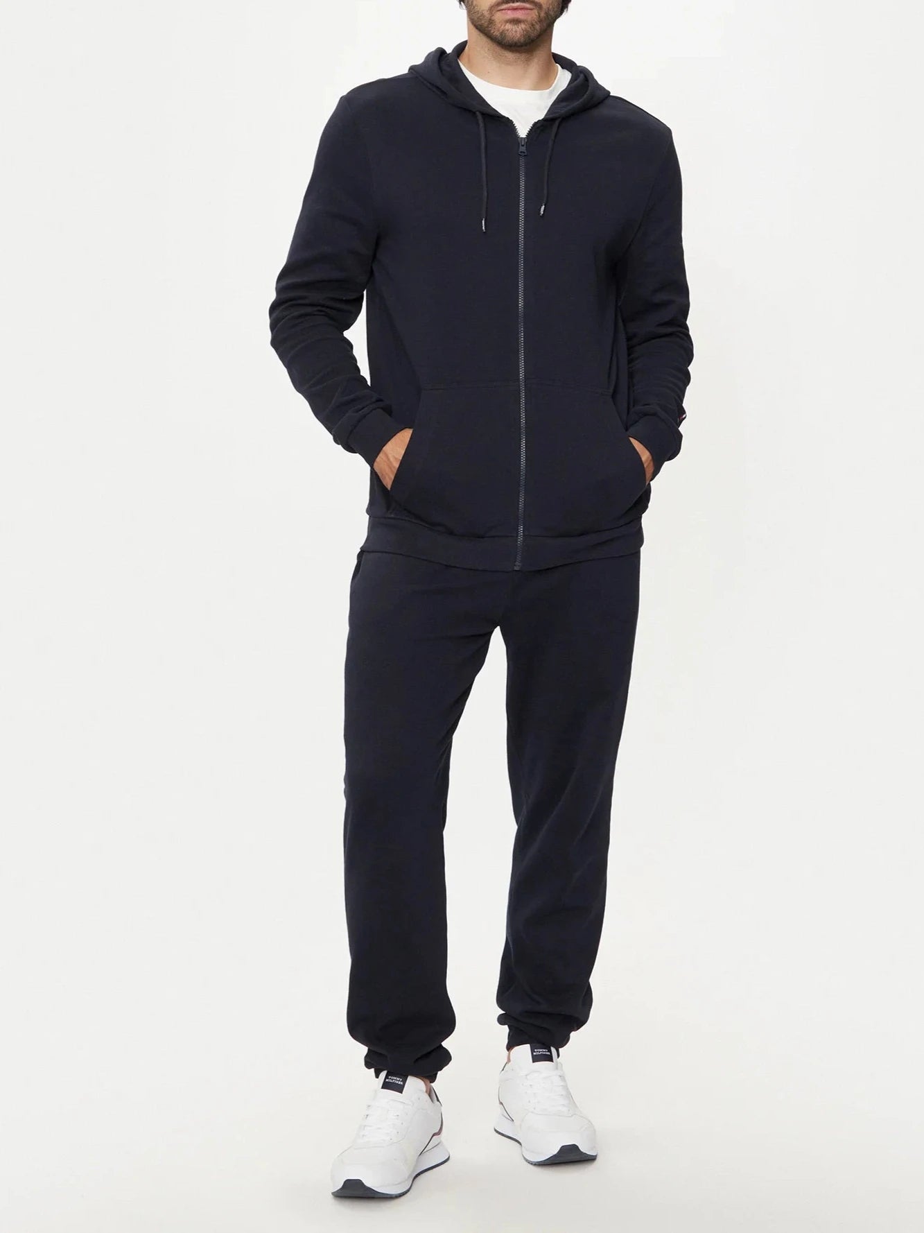 FELPA TOMMY HILFIGER FULLZIP CAPPUCCIO