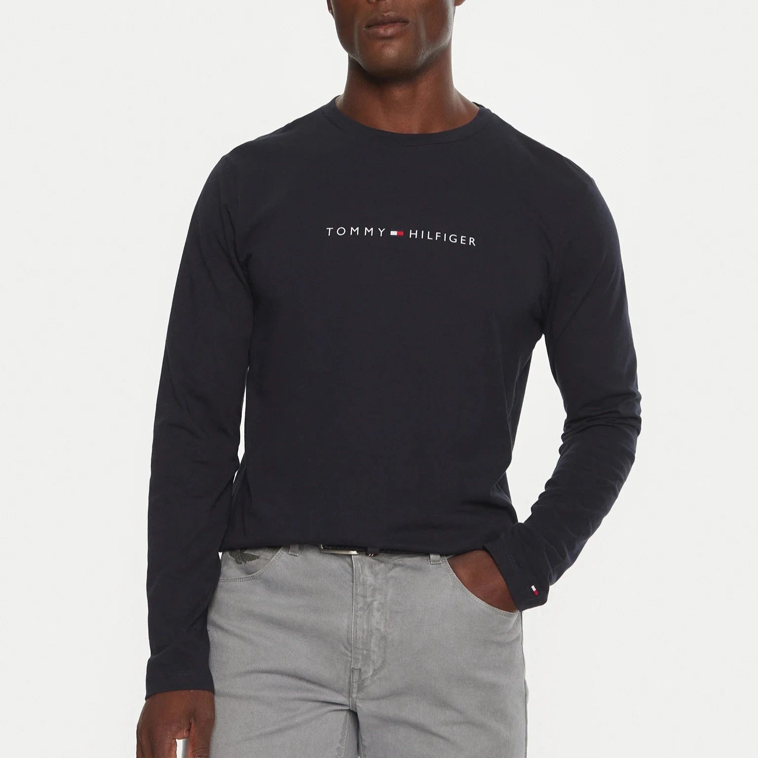 TSHIRT TOMMY HILFIGER MANICA LUNGA LOUNGE ORIGINAL