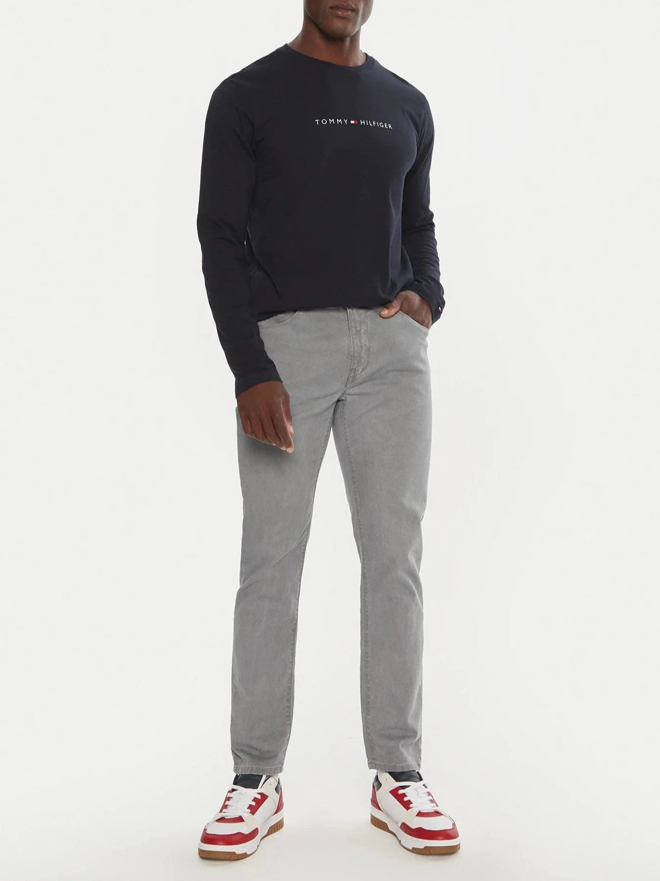 TSHIRT TOMMY HILFIGER MANICA LUNGA LOUNGE ORIGINAL