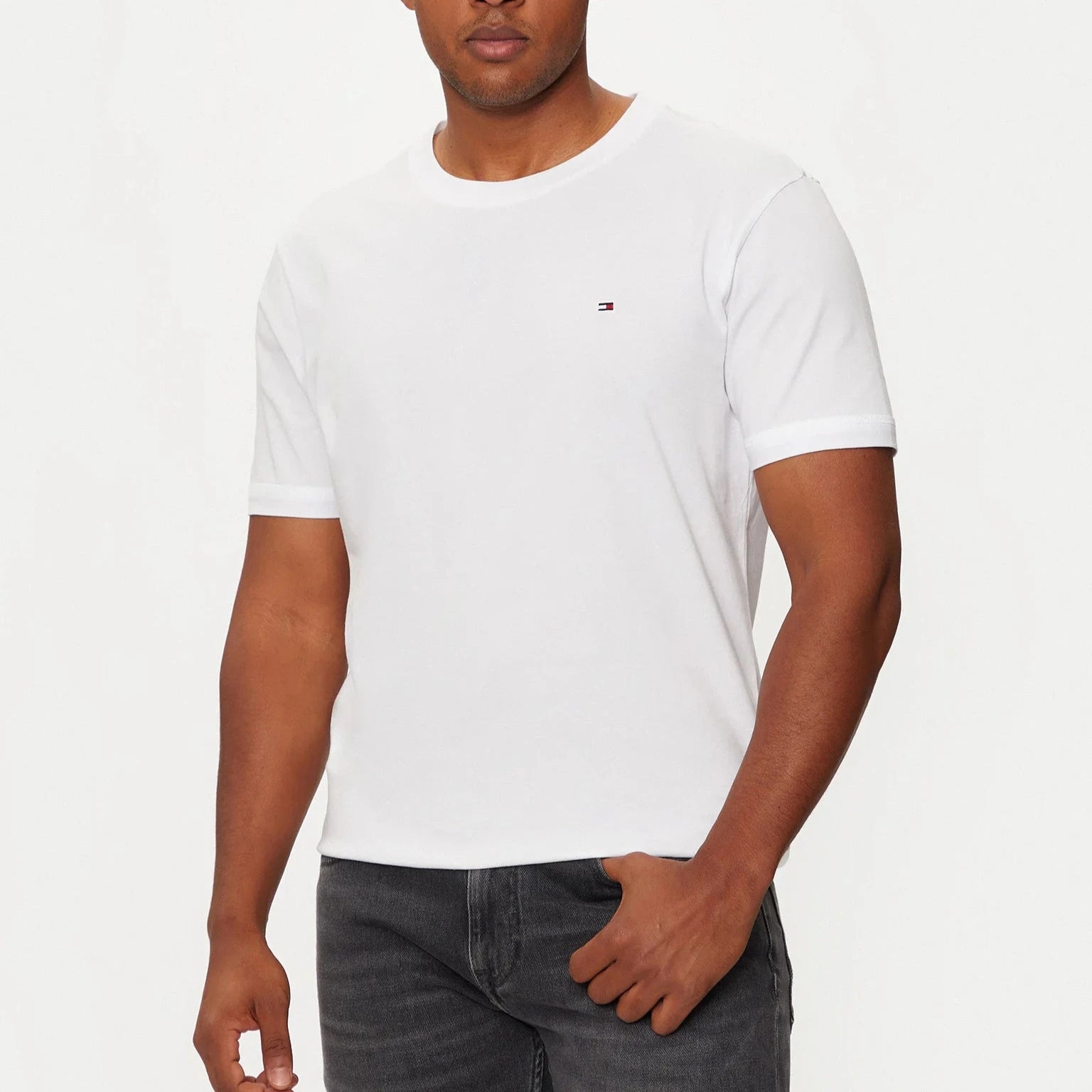 TSHIRT TOMMY HILFIGER SLIM FIT MICROLOGO MC LOUNGE