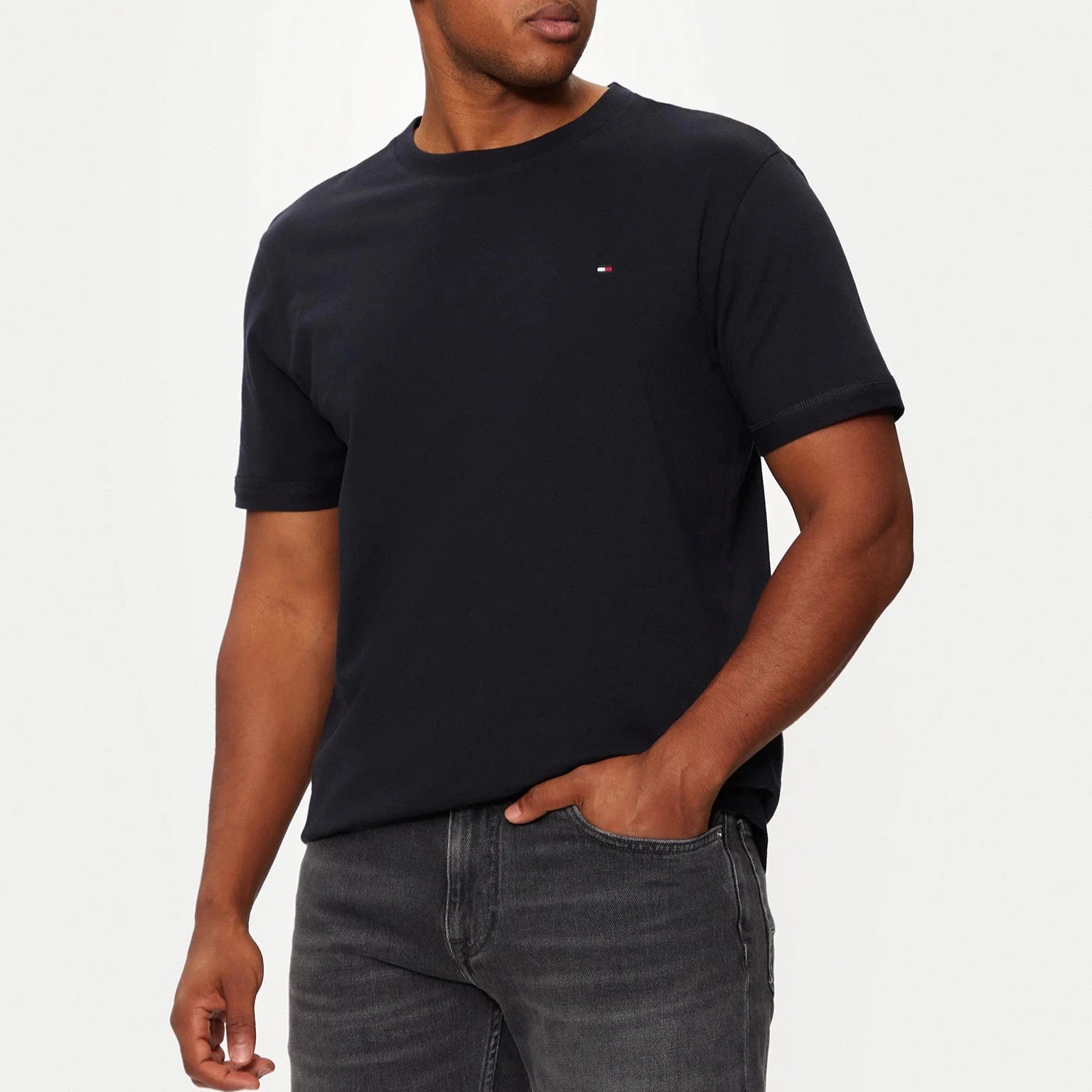 TSHIRT TOMMY HILFIGER SLIM FIT MICROLOGO MC LOUNGE