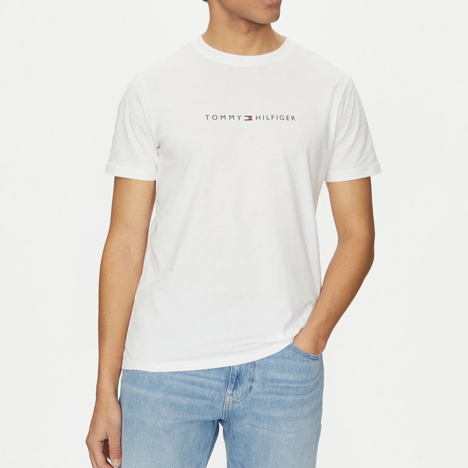 TSHIRT TOMMY HILFIGER LOGO FRONTALE