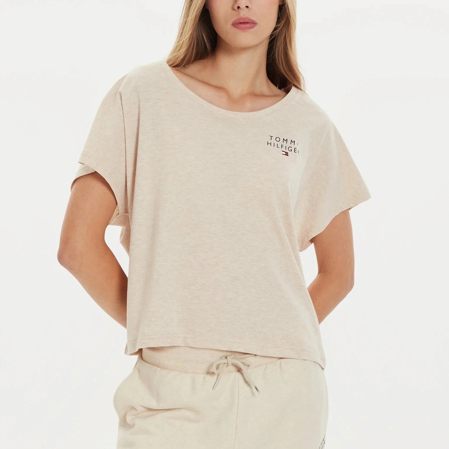 TSHIRT TOMMY HILFIGER MC SCOLLO MC MINI LOGO