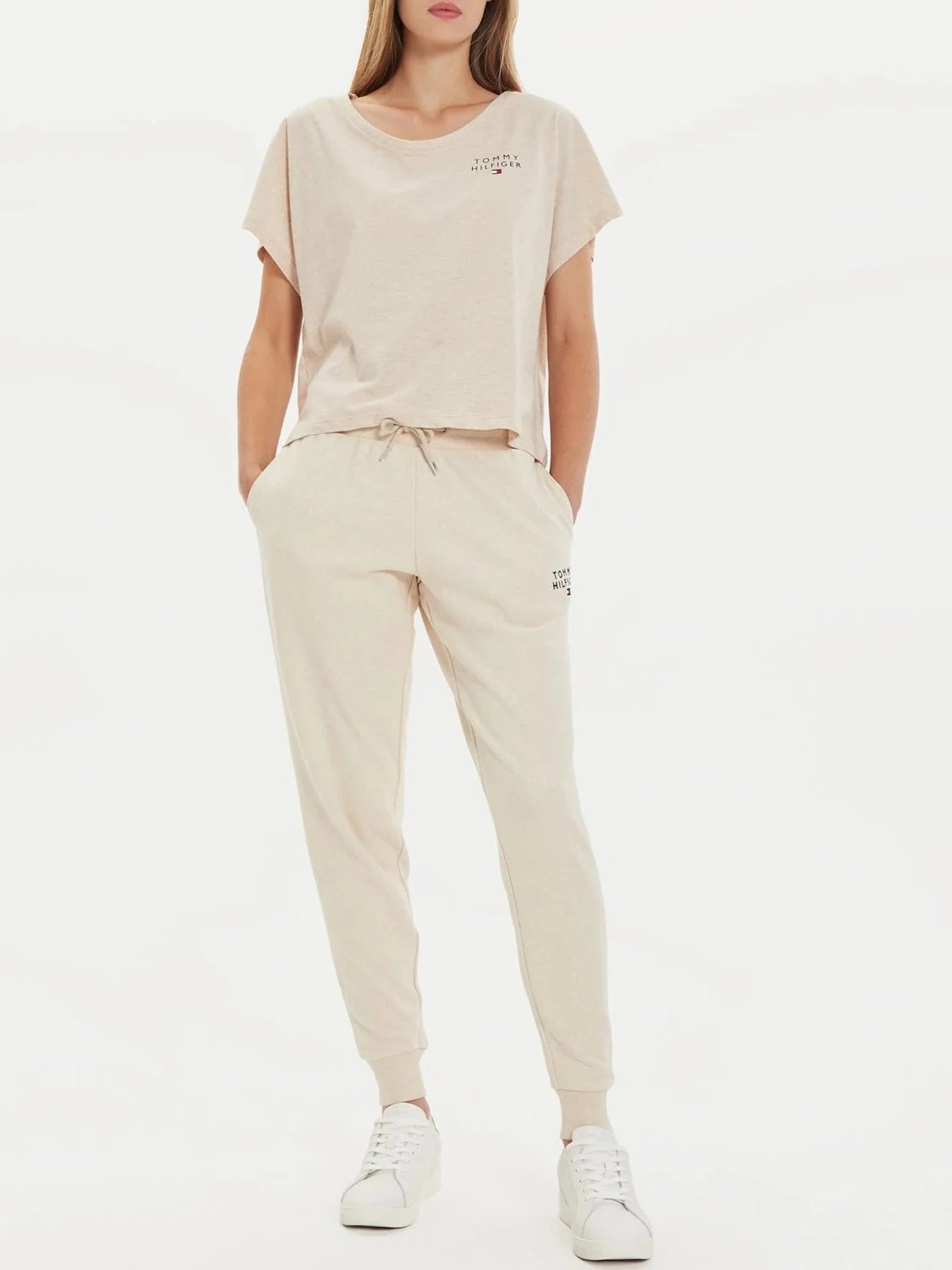 TSHIRT TOMMY HILFIGER MC SCOLLO MC MINI LOGO