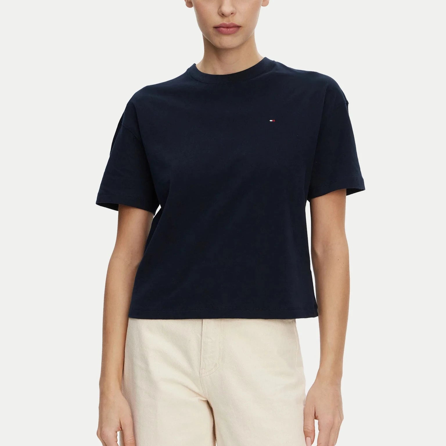 TSHIRT TOMMY HILFIGER OVERSIZE IN JERSEY