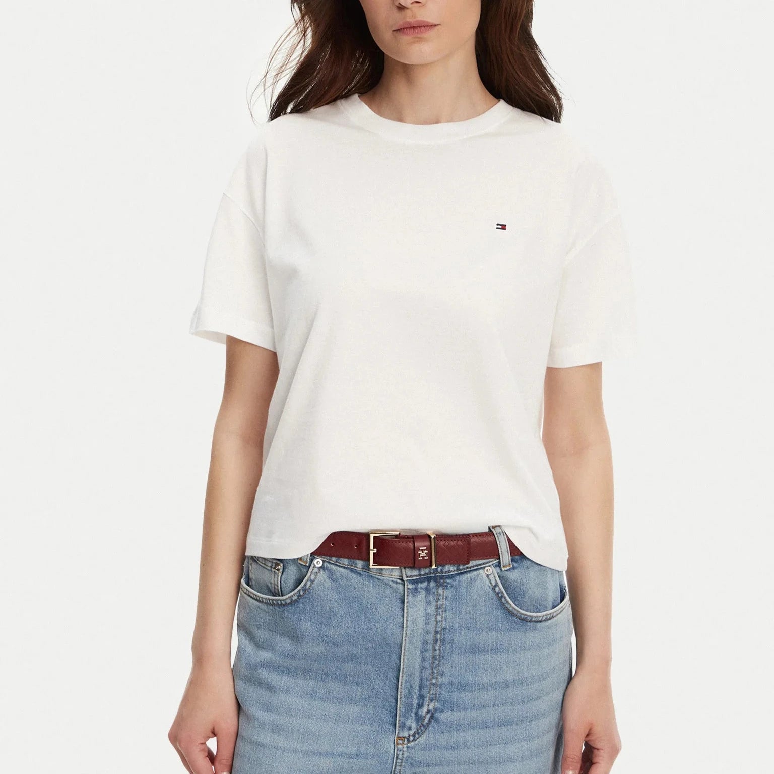 TSHIRT TOMMY HILFIGER OVERSIZE IN JERSEY