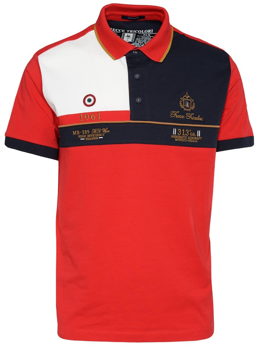 POLO AERONAUTICA MILITARE MC TRICOLOR