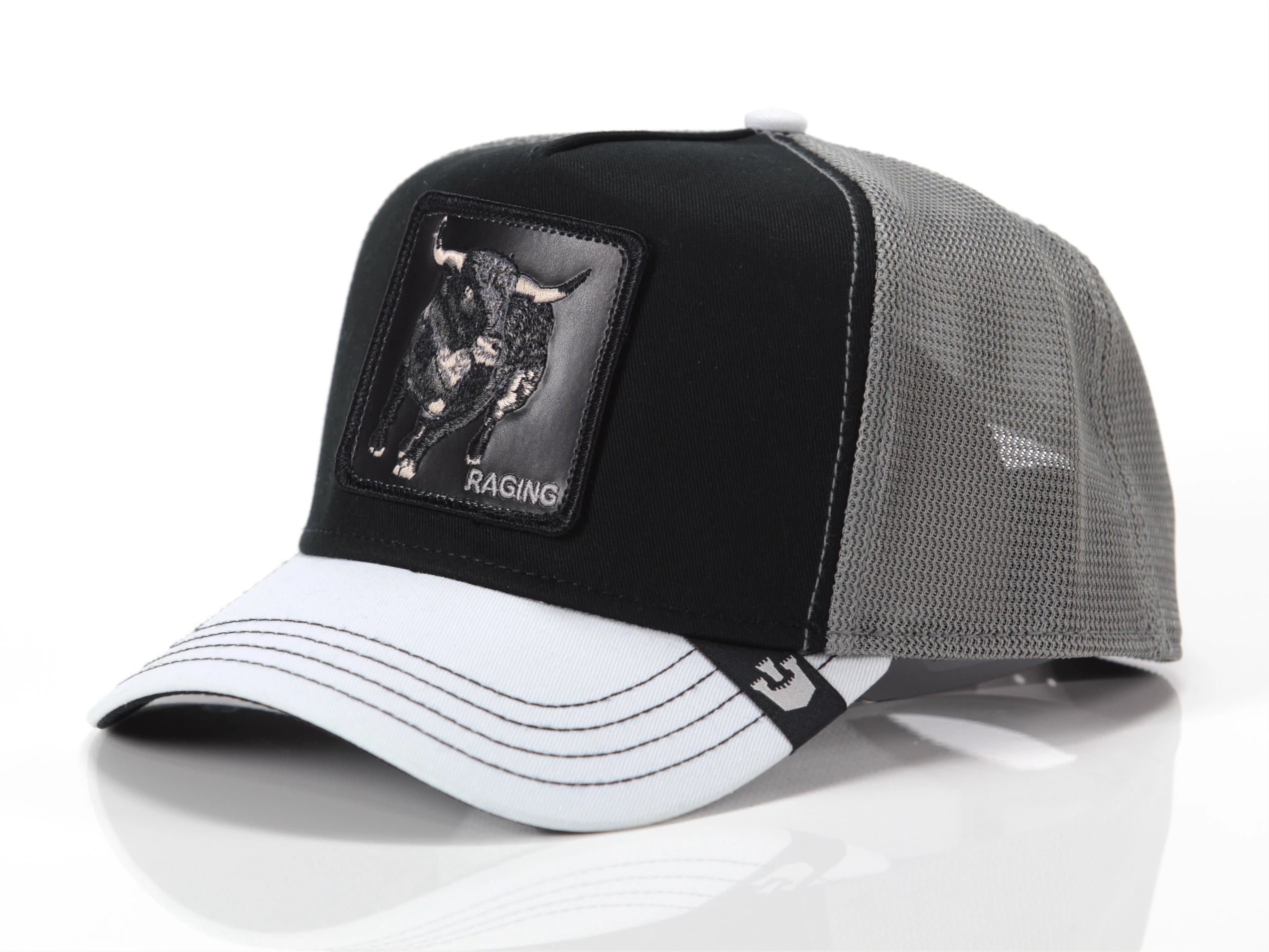 CAPPELLO GOORIN BROS FARM TRUCKER BICOLOR RAGING BIANCO