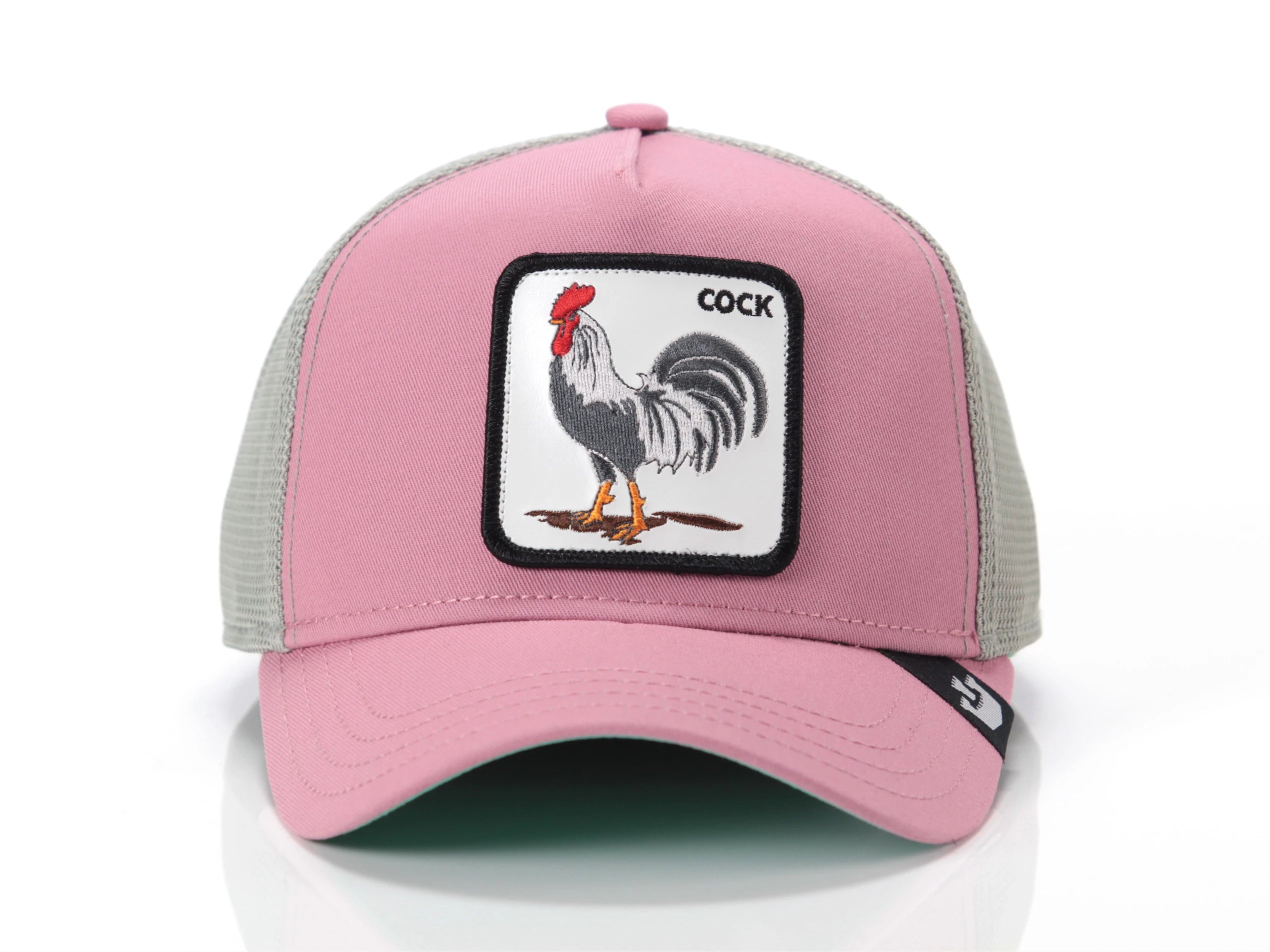 CAPPELLO GOORIN BROS FARM TRUCKER COCK ROSA