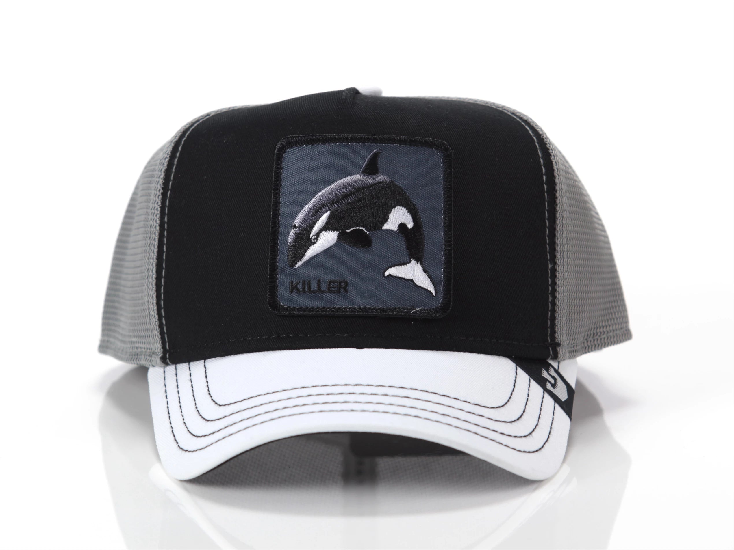 CAPPELLO GOORIN BROS FARM TRUCKER BICOLOR KILLER BIANCO