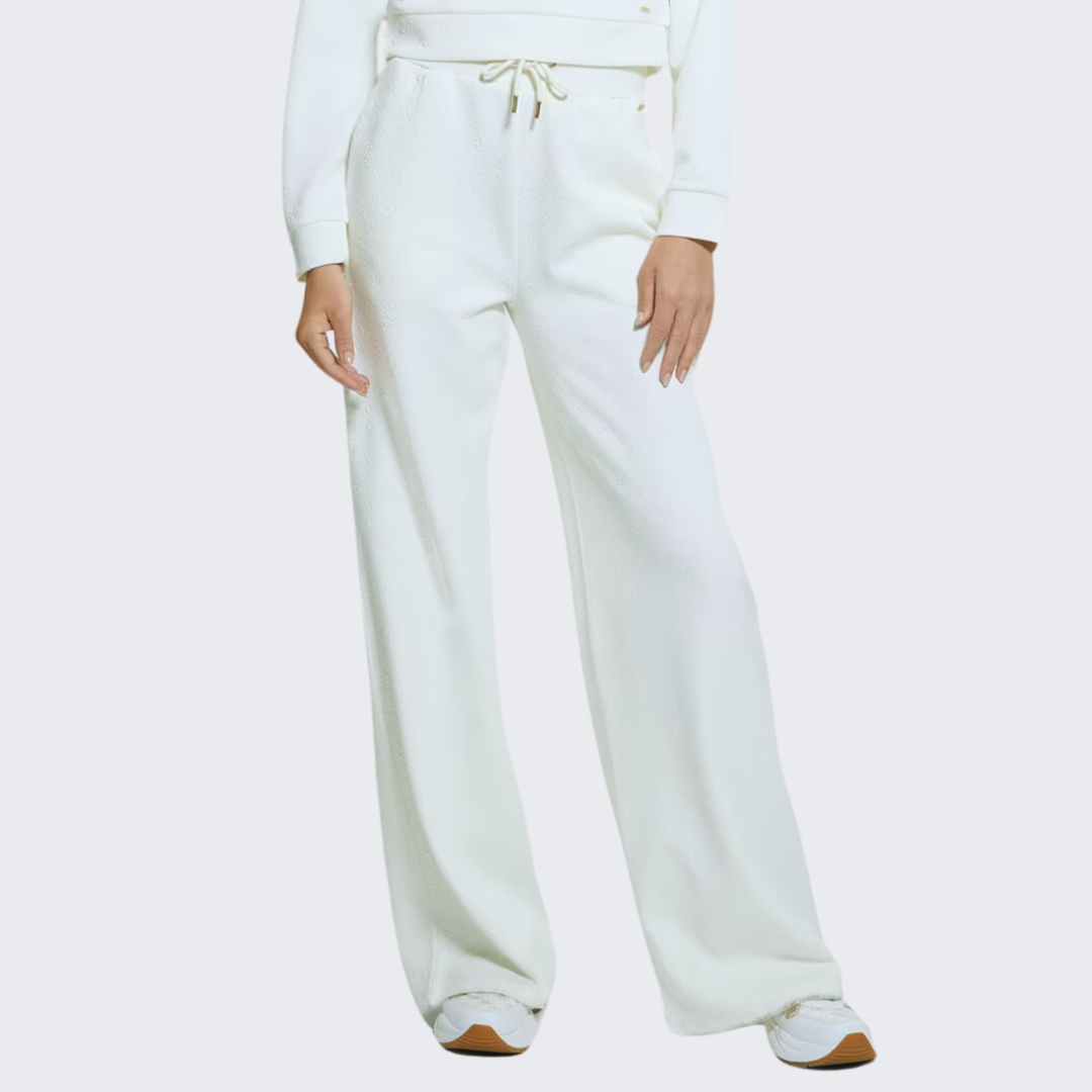 PANTALONE GUESS PEONY LOGO STRAIGHT LEG