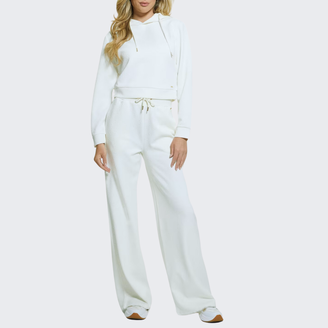 PANTALONE GUESS PEONY LOGO STRAIGHT LEG