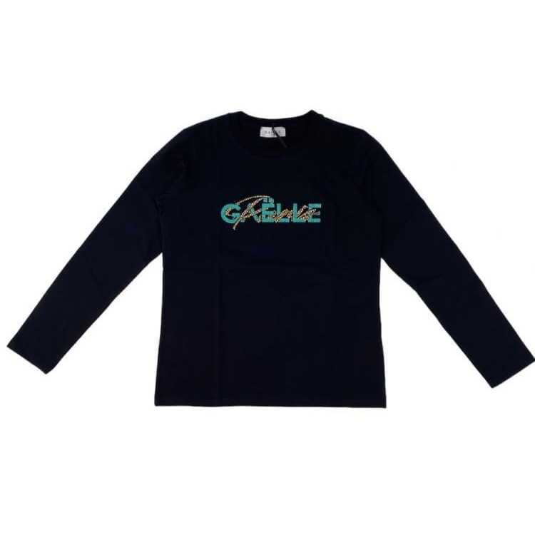 TSHIRT GAELLE MANICA LUNGA LOGO IN CONTRASTO