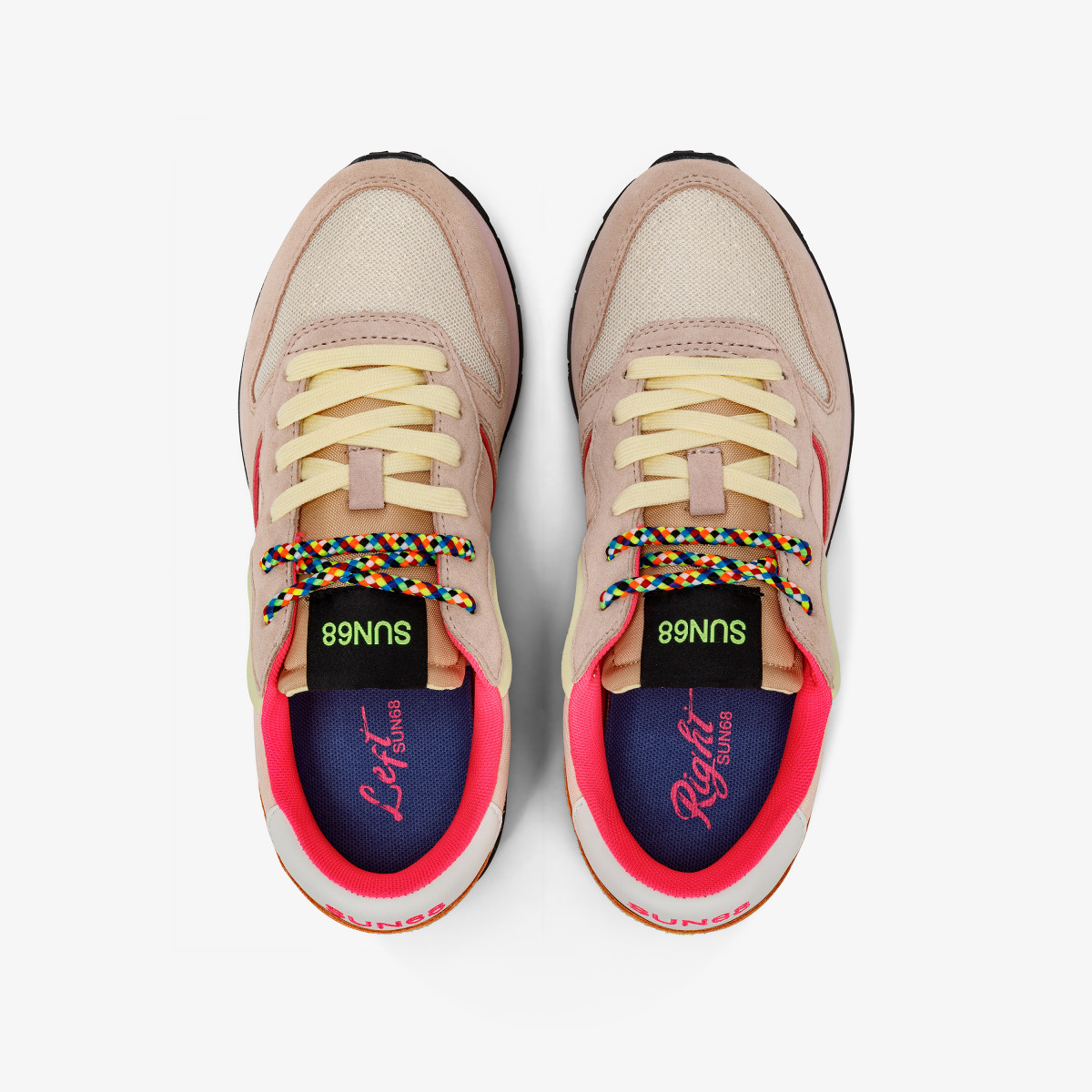 SCARPE SUN68 ALLY COLOR EXPLOSION PORCELLANA