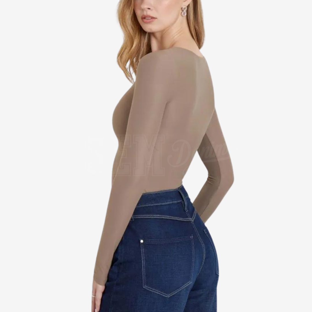 MAGLIA GUESS AMIRA SCOLLO A GOCCIA