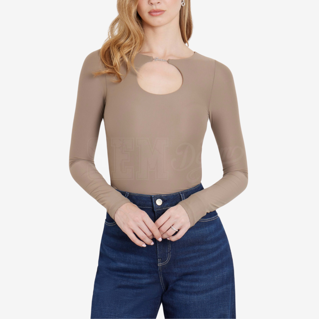 MAGLIA GUESS AMIRA SCOLLO A GOCCIA