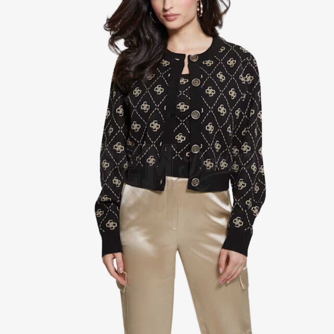 CARDIGAN GUESS SARAH LISE 4G ALLOVER