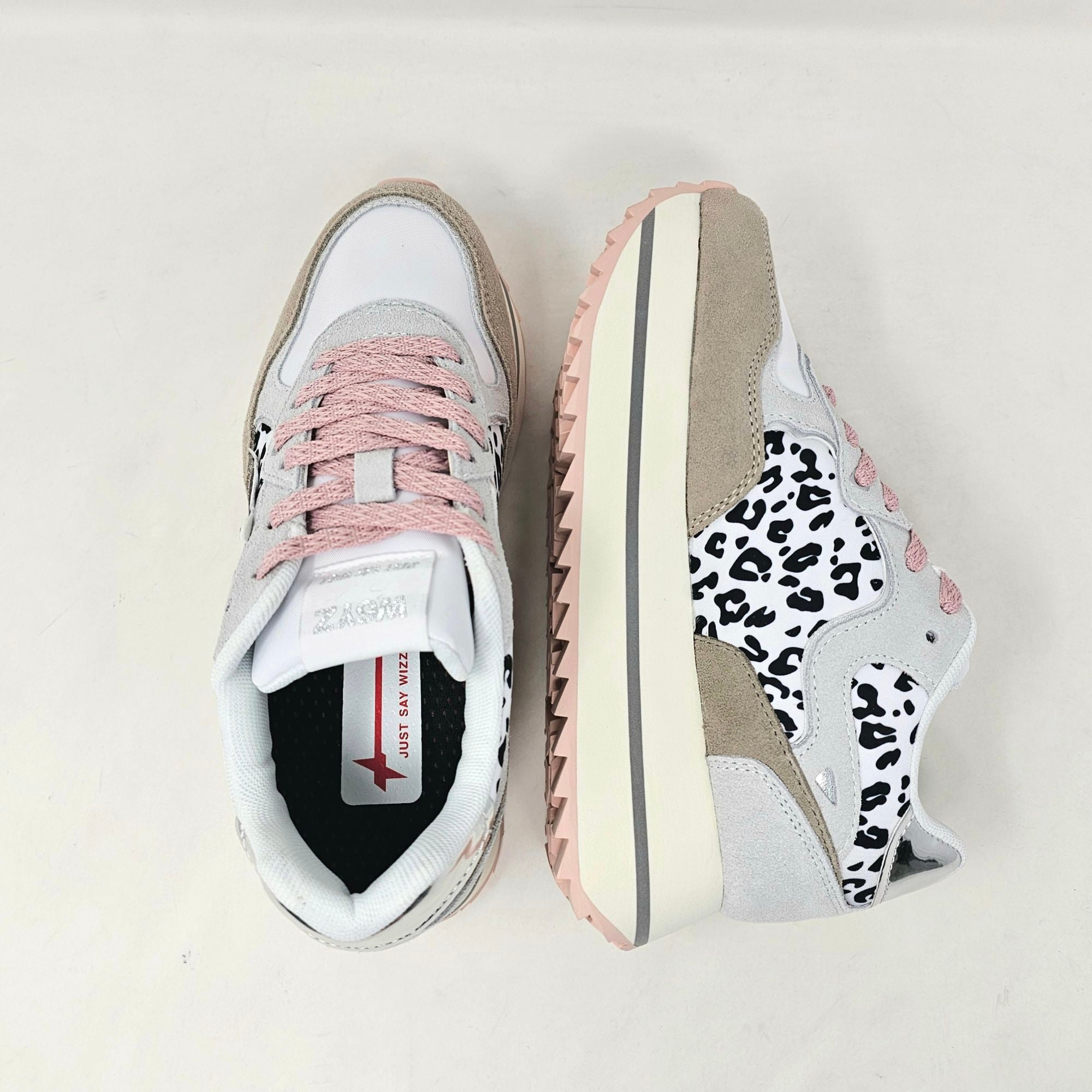 SCARPE WIZZ W6YZ DEVA W BEIGE BIANCO NERO