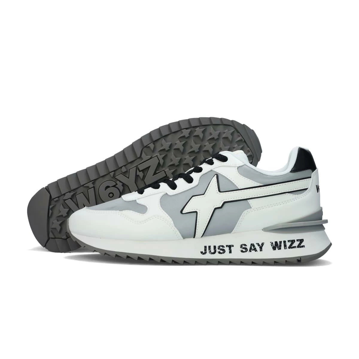 SCARPE WIZZ JUST SAY WIZZ YAK-M. CALF REFLECTIVE WHITE BLA