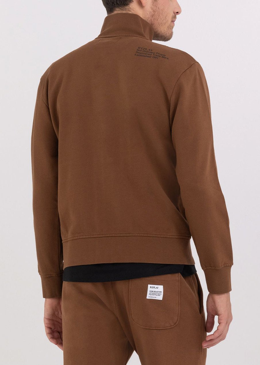 FELPA REPLAY INT. GARZATO FULLZIP N.O.P.