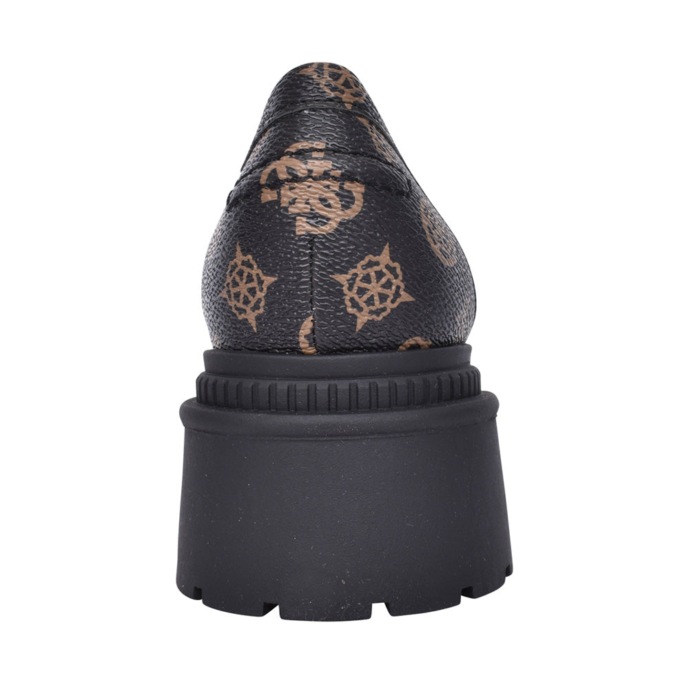 MOCASSINO GUESS FINDA 2 PELLE BROWN