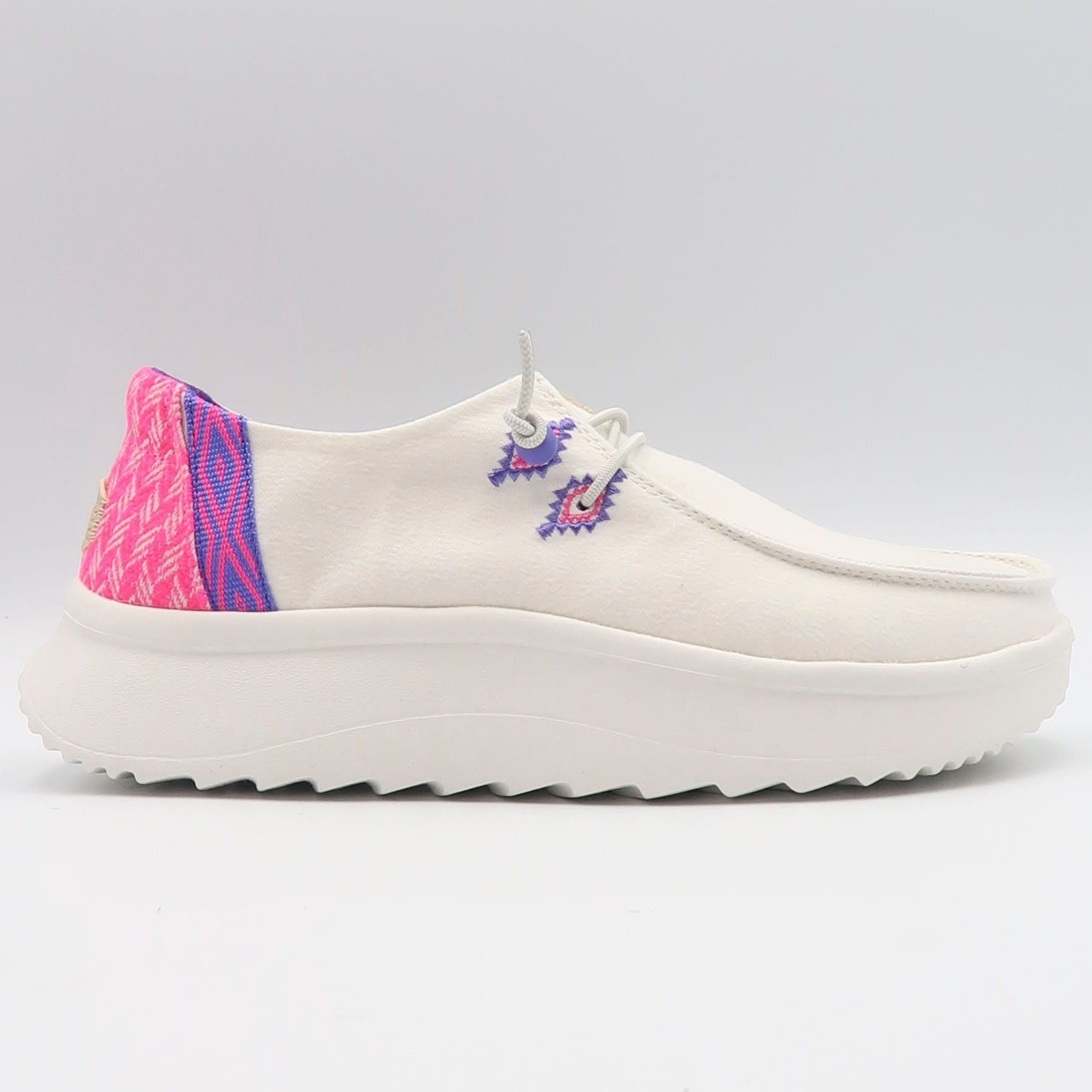 WENDY PEAK CHAMBRAY WOVEN W PLATFORM ROSA