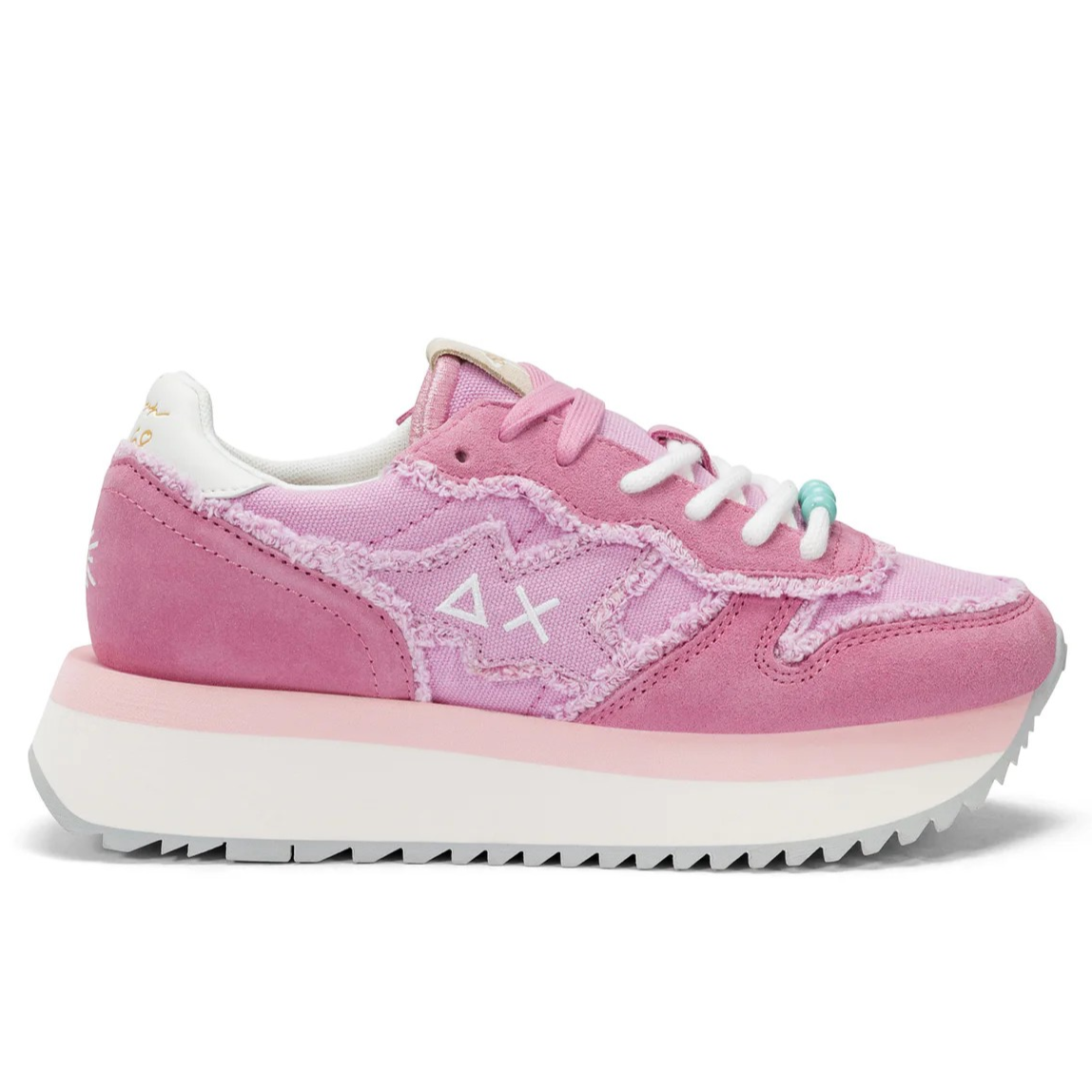SCARPE SUN68 W BIG STARGIRL CANVAS CICLAMINO