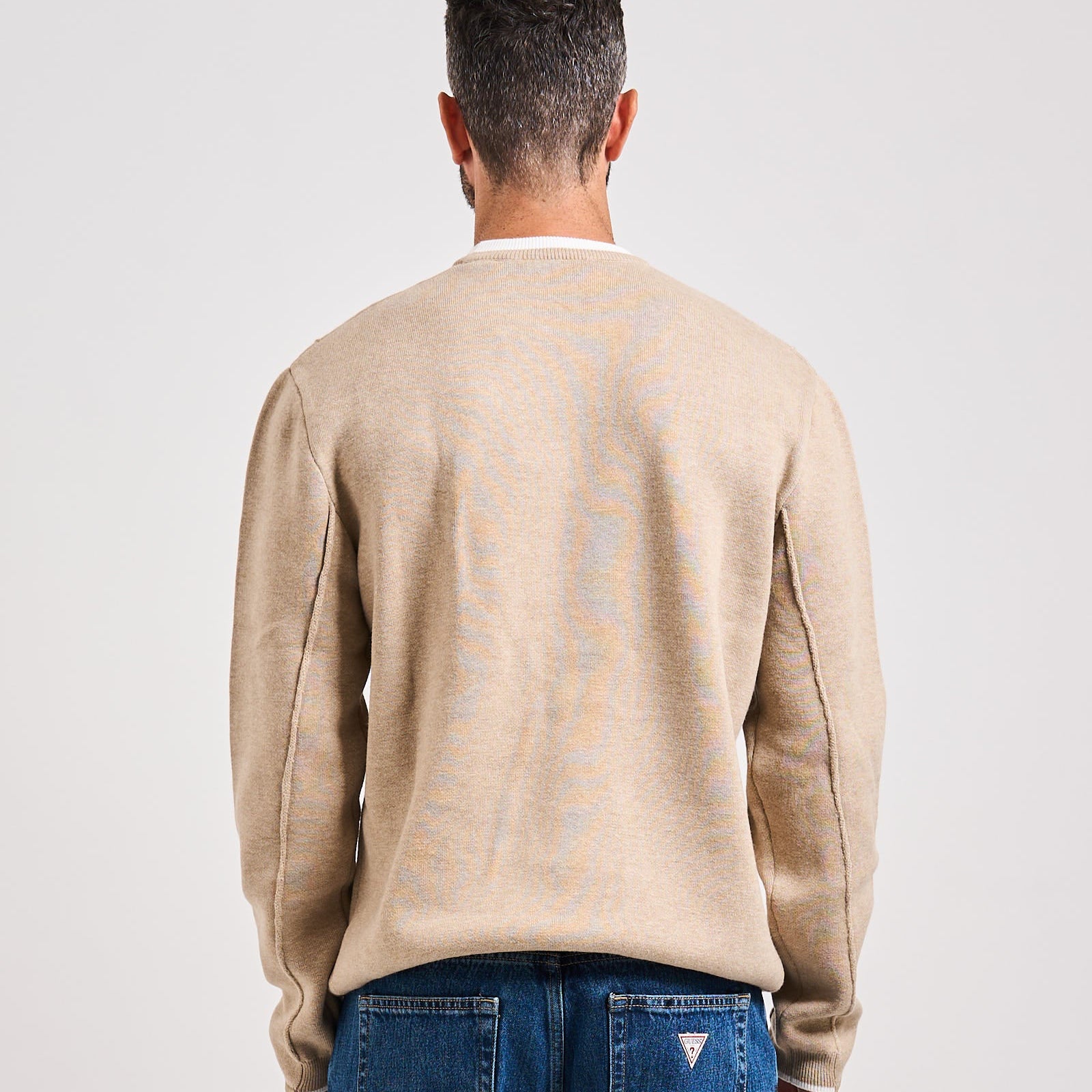 FELPA GUESS YAKI GIROCOLLO LOGO FRONT