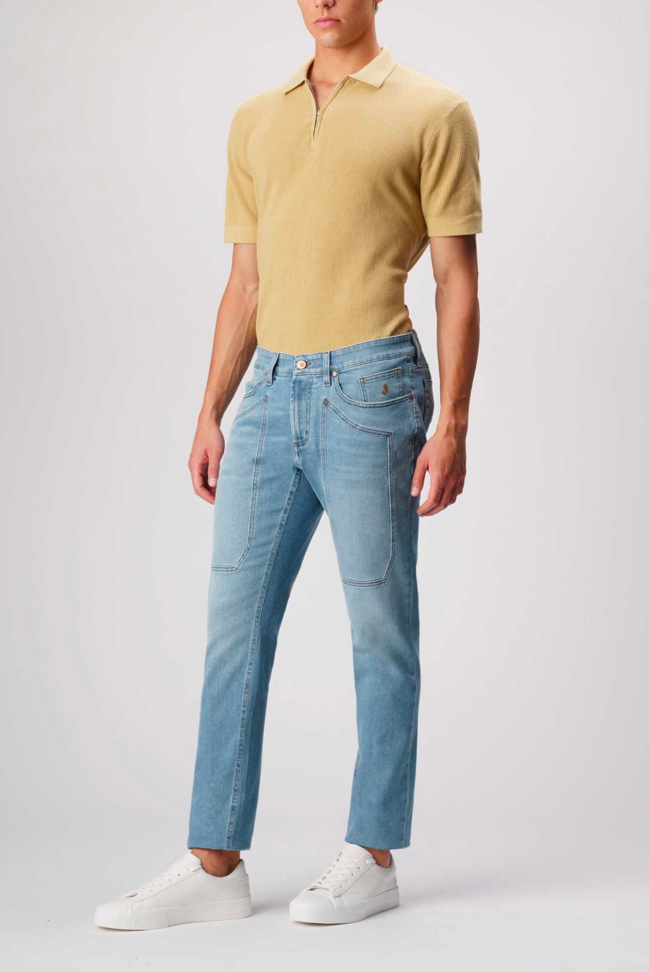 JEANS JECKERSON DENIM CHIARO JUPPA077JOHN001 DNDTFDENI037