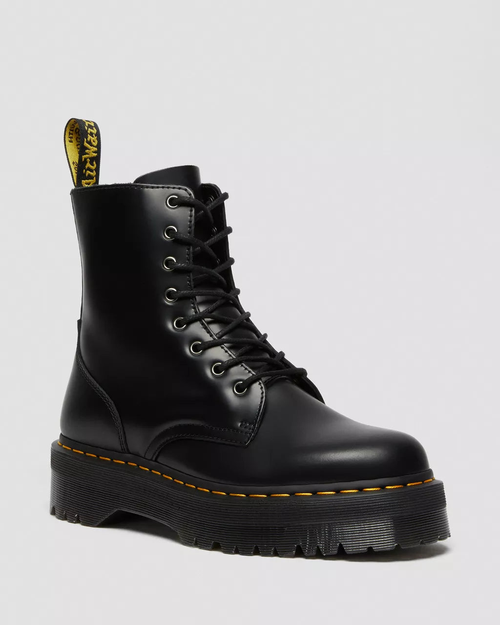 ANFIBIO DR. MARTENS JADON PLATFORM QUAD 8FORI NERO