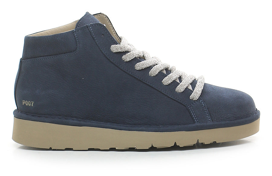 SCARPE PANCHIC POLACCHINO P007 SUEDE SENZA PELO COBALT