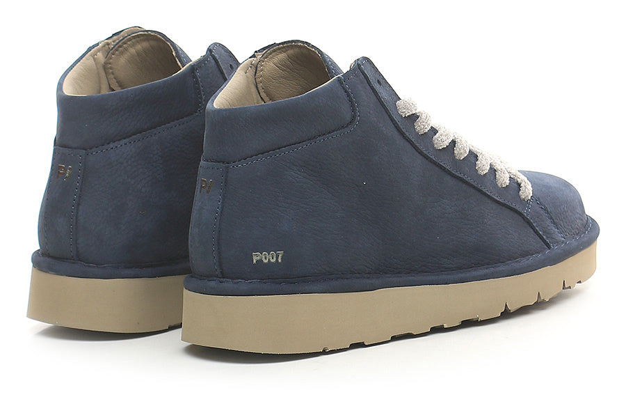 SCARPE PANCHIC POLACCHINO P007 SUEDE SENZA PELO COBALT