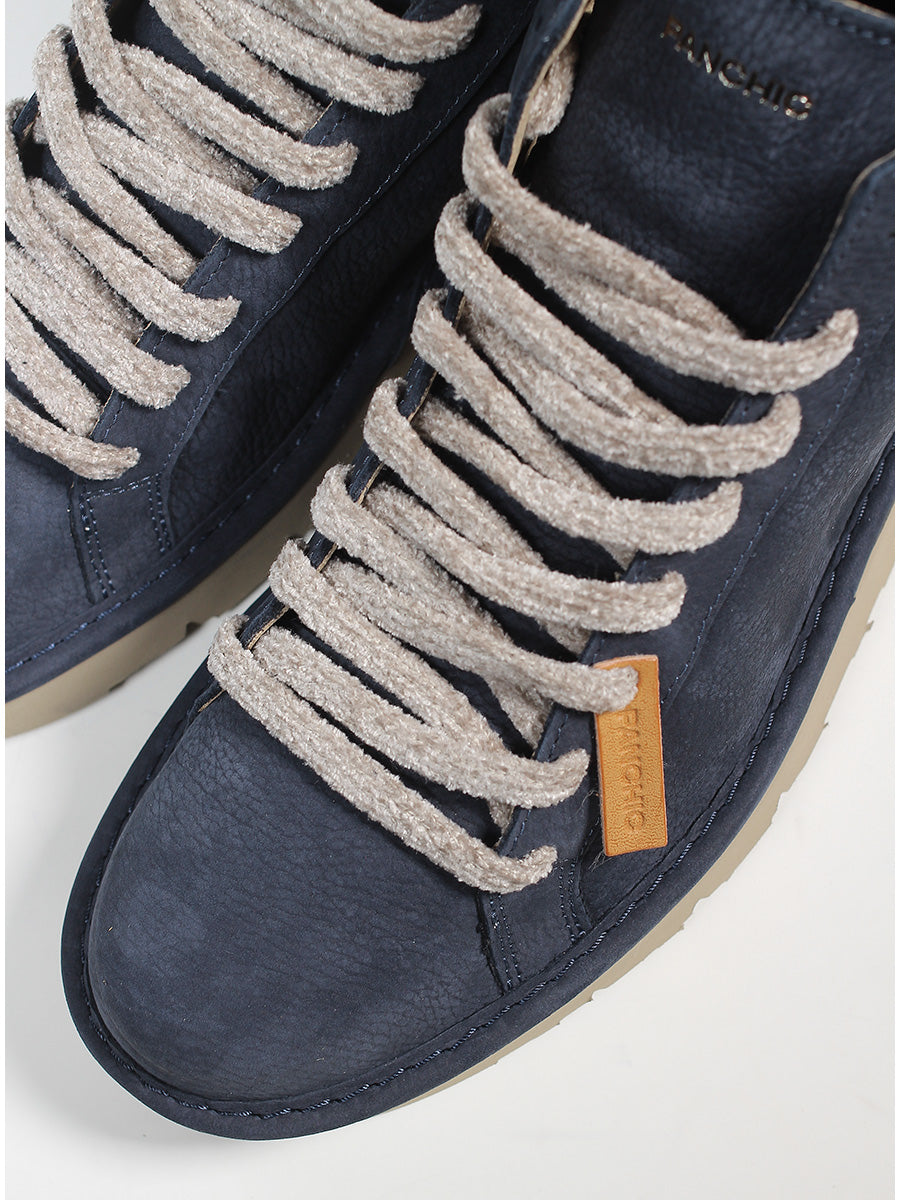 SCARPE PANCHIC POLACCHINO P007 SUEDE SENZA PELO COBALT