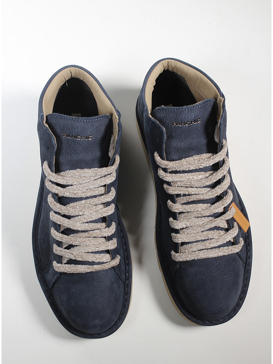 SCARPE PANCHIC POLACCHINO P007 SUEDE SENZA PELO COBALT