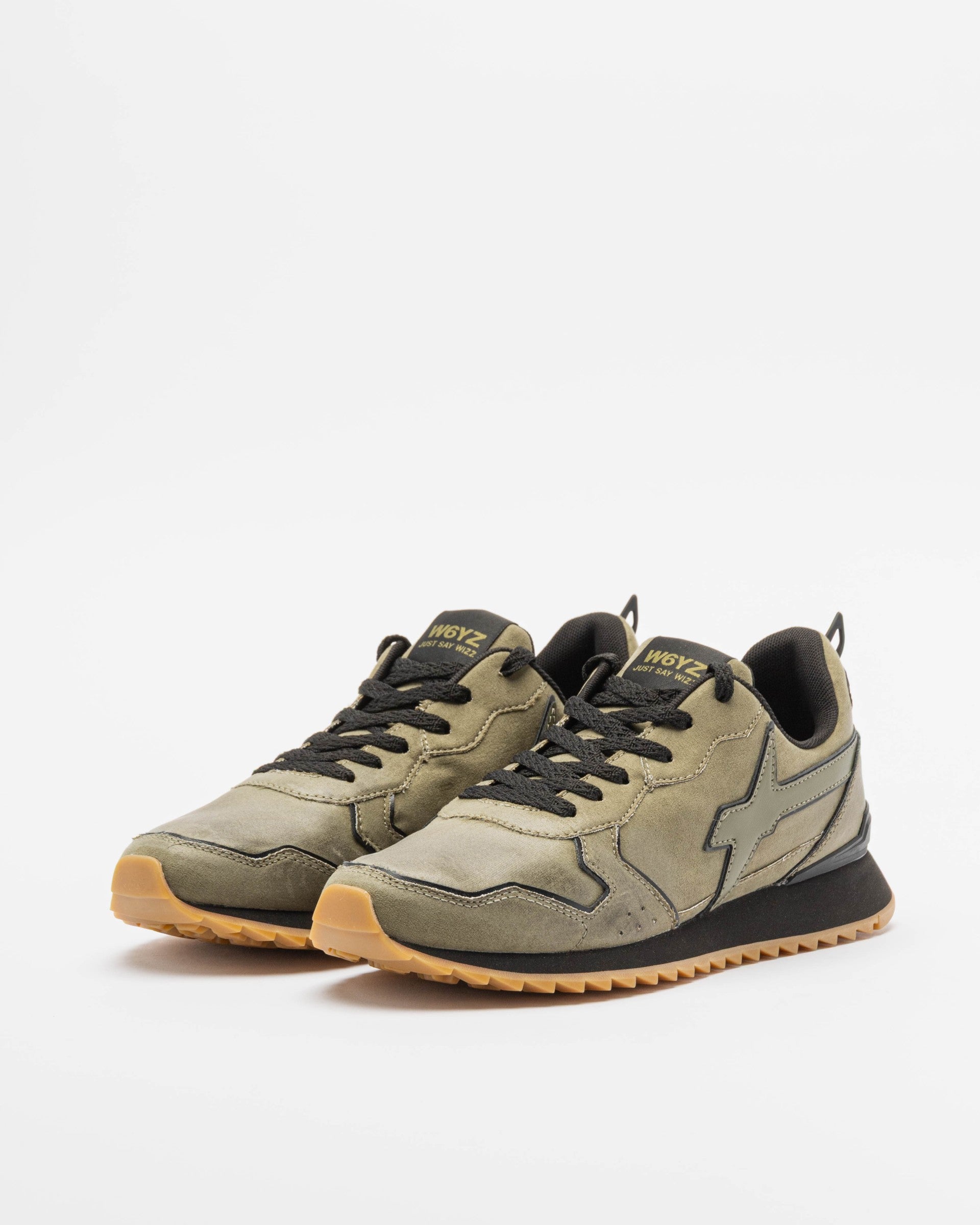 SCARPE WIZZ JUST SAY WIZZ  JET-M BRUSHED MILITARE BLACK MILI