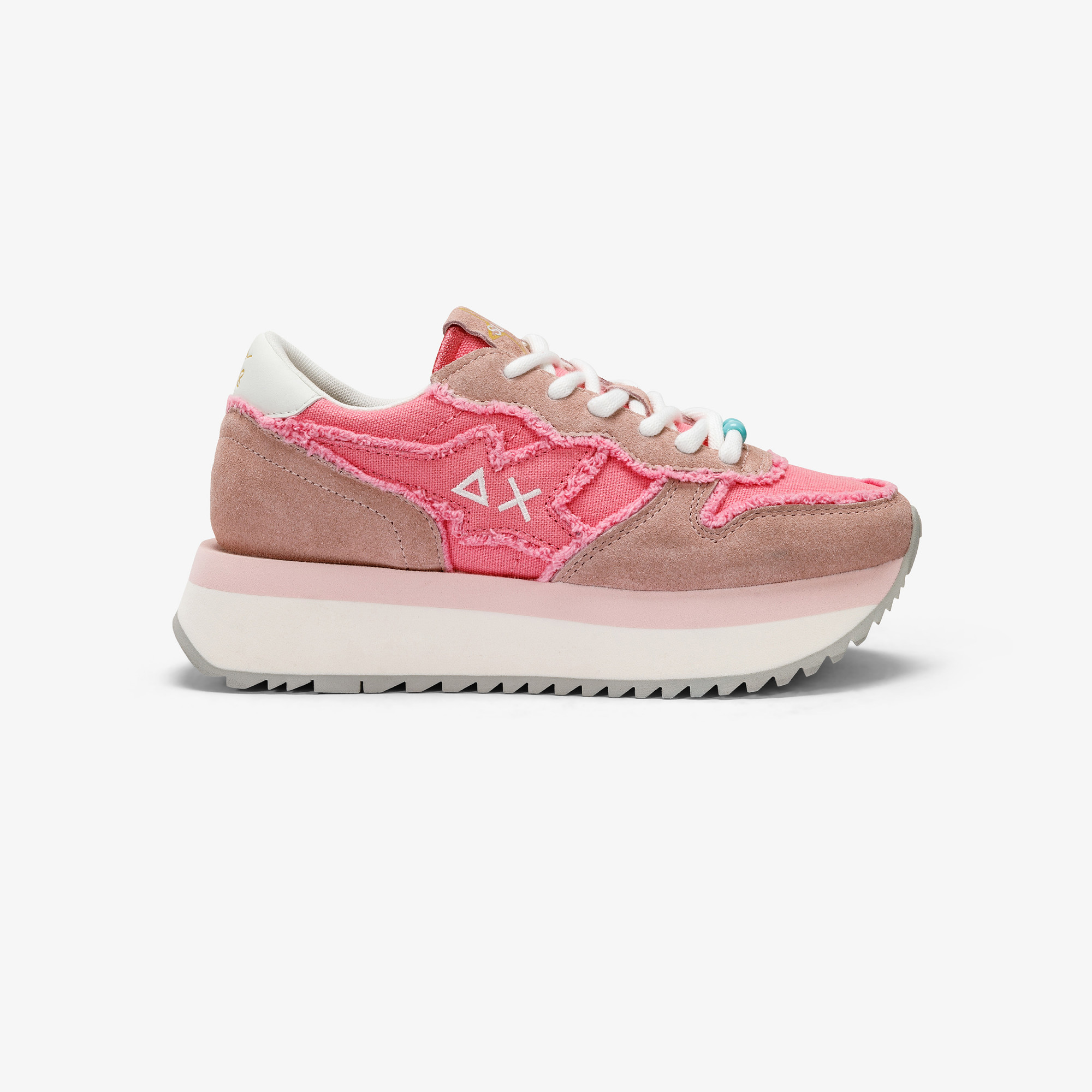 SCARPE SUN68 BIG STARGIRL CANVAS ROSA