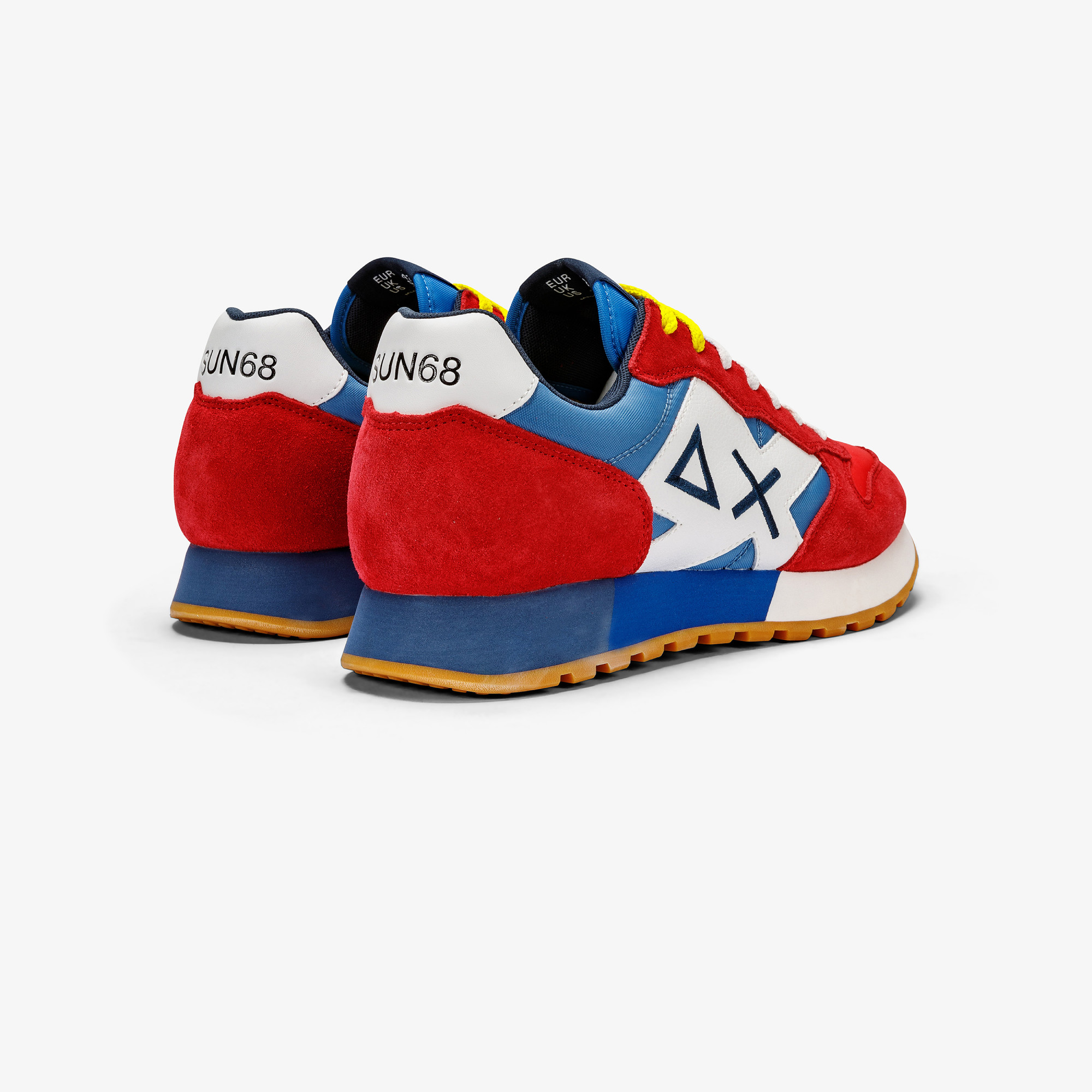 SCARPE SUN68 JAKI BICOLOR LAMPONE AZZURRO