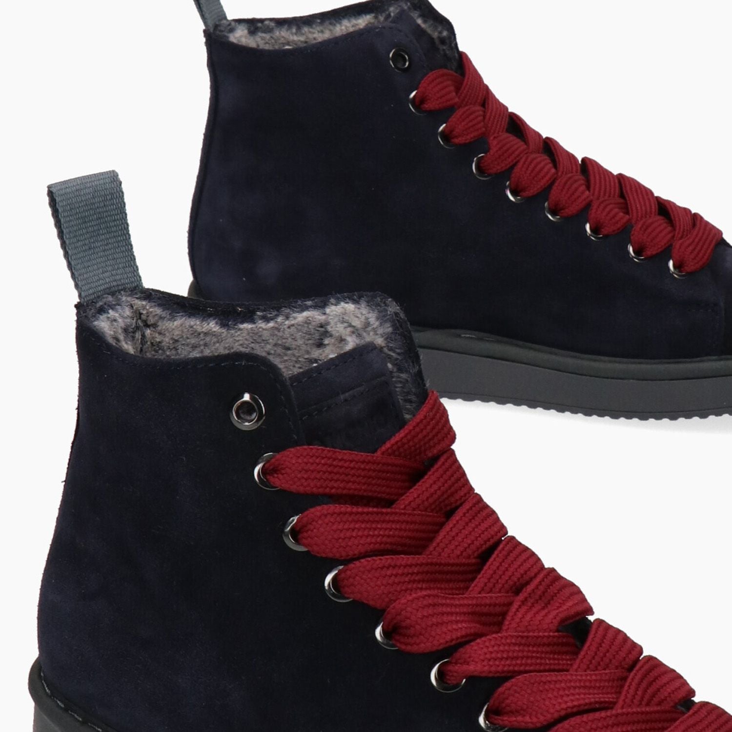 POLACCHINO PANCHIC SUEDE INT. FUR SPACE BLU L. BIKING