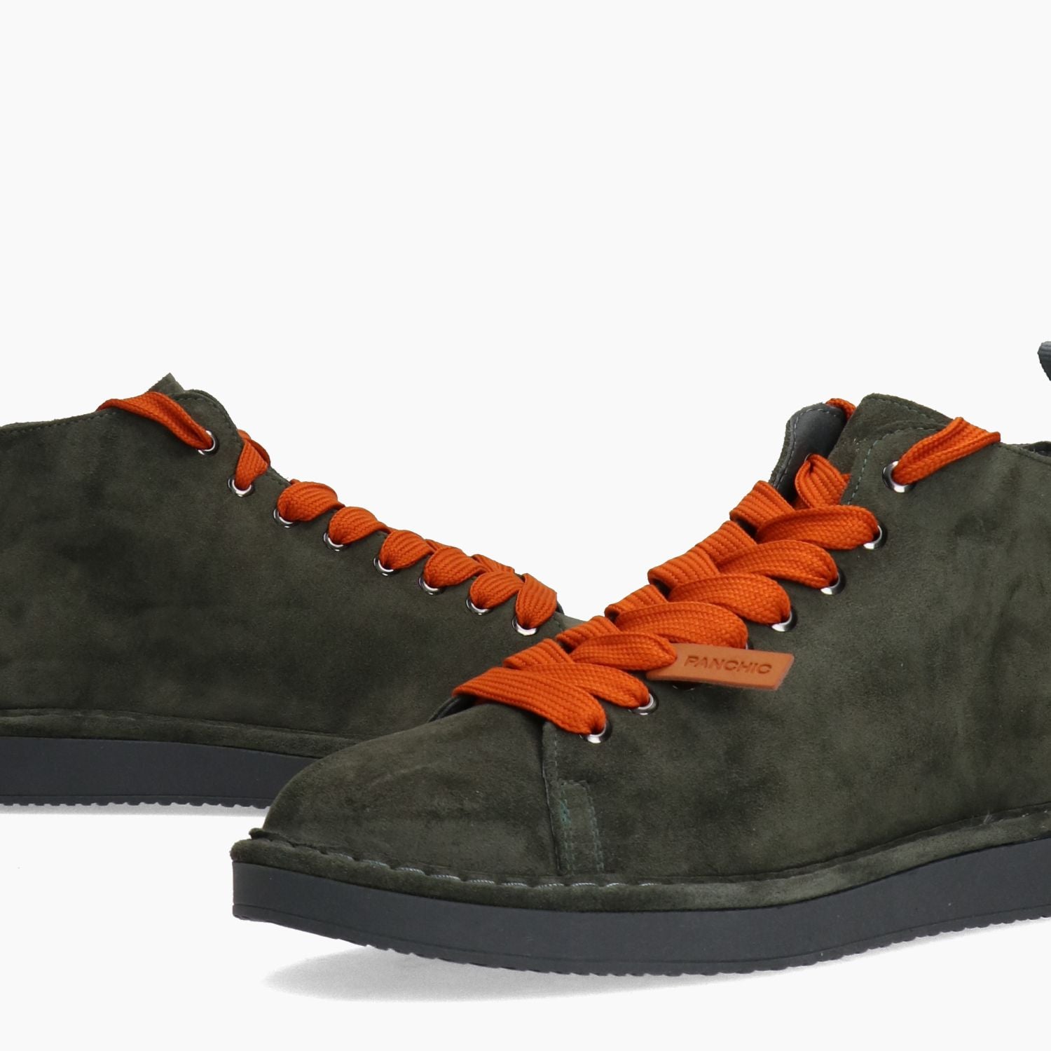 POLACCHINO PANCHIC SUEDE INT. FUR KHAKI L. ARANCIO
