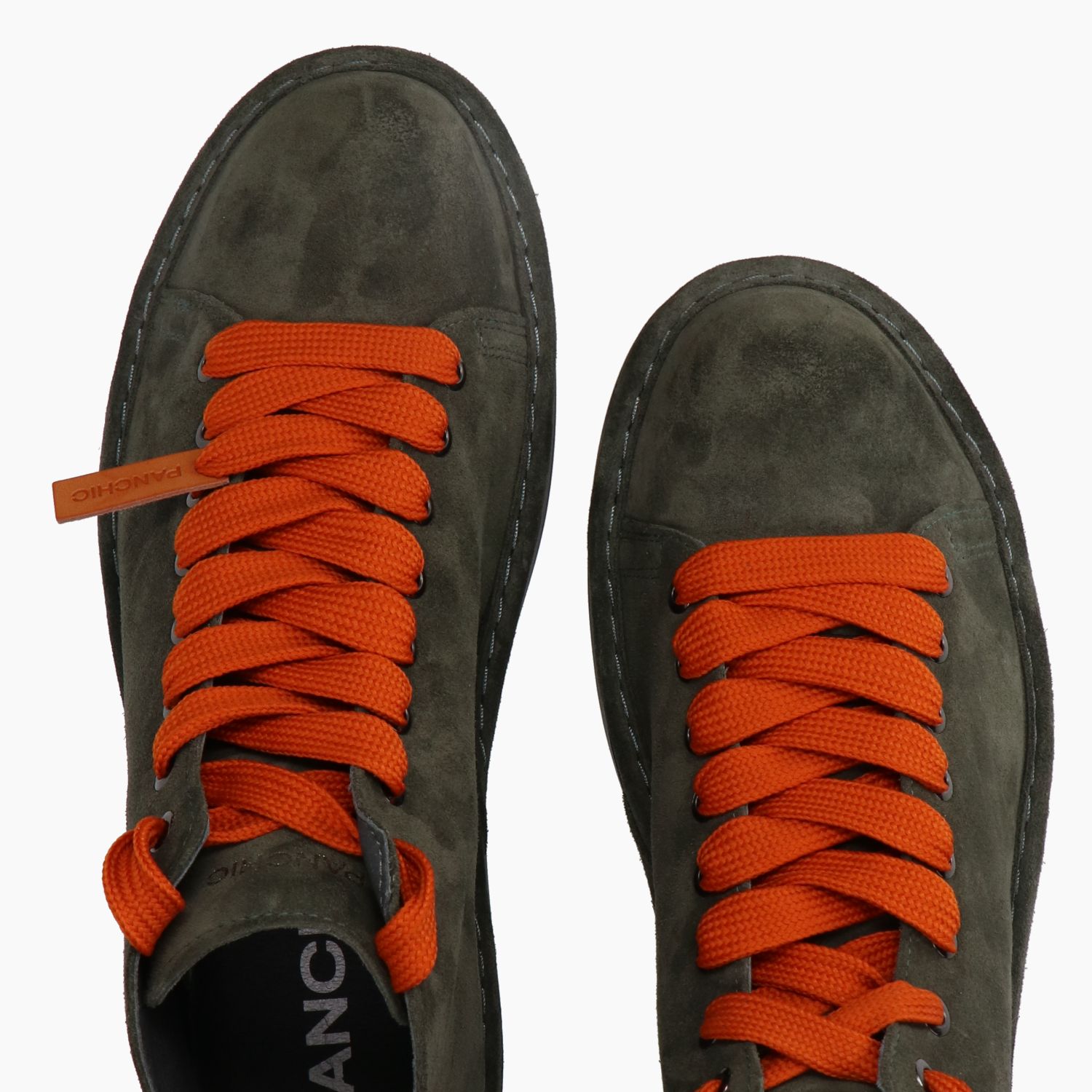 POLACCHINO PANCHIC SUEDE INT. FUR KHAKI L. ARANCIO