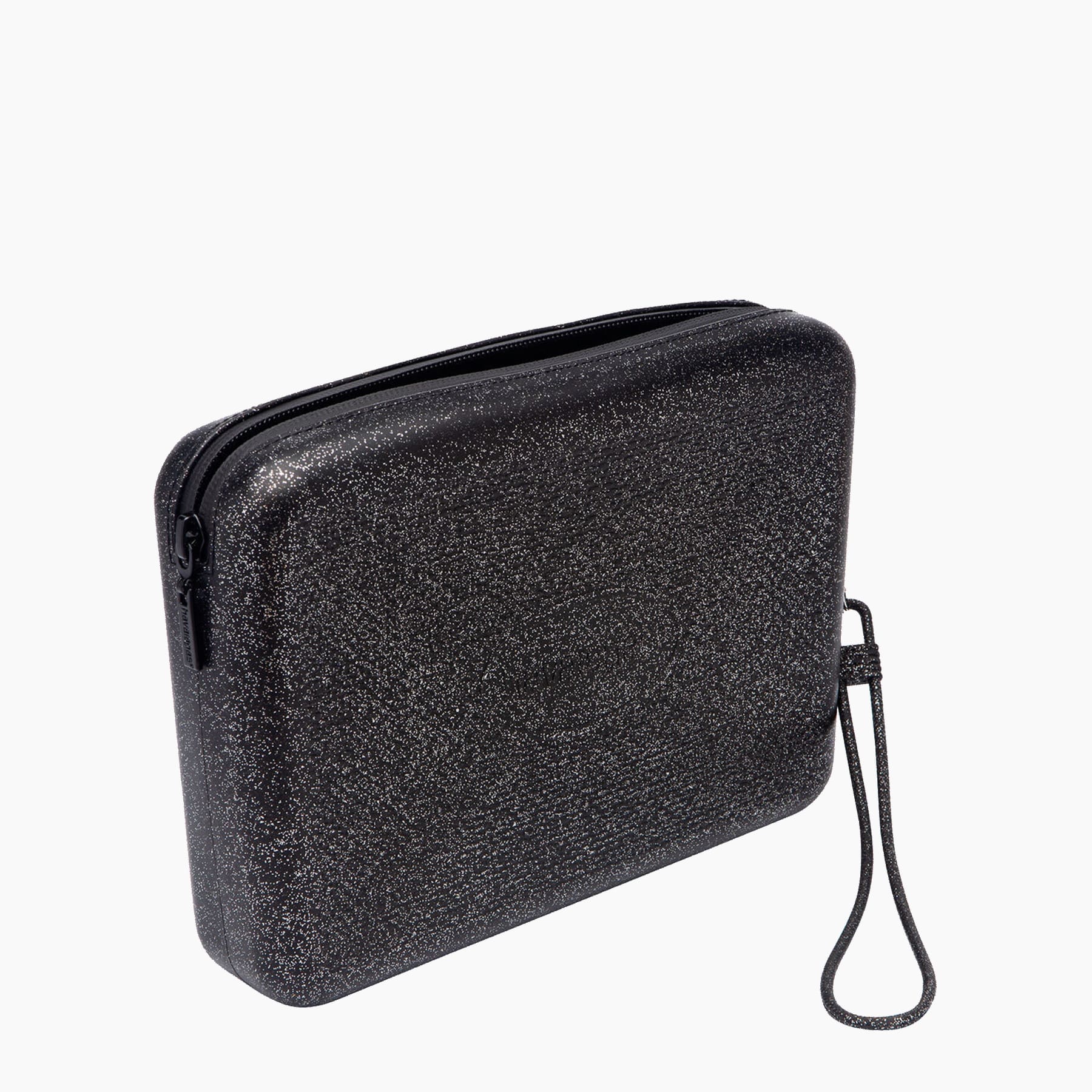 CLUTCH HAVAIANAS POCHETTE NECESSAIRE GLITTER NERO