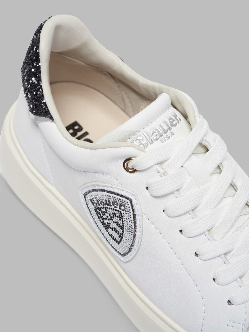SCARPE BLAUER VENUS FONDO CASSETTA BIANCO NERO