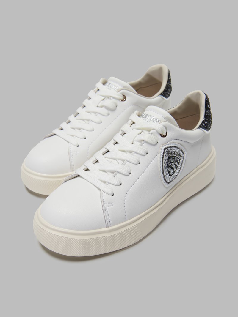 SCARPE BLAUER VENUS FONDO CASSETTA BIANCO NERO