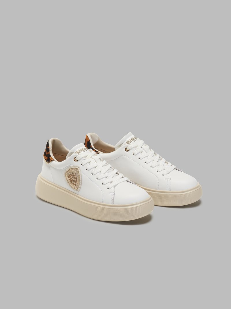 SCARPE BLAUER VENUS FONDO CASSETTA BIANCO LEO