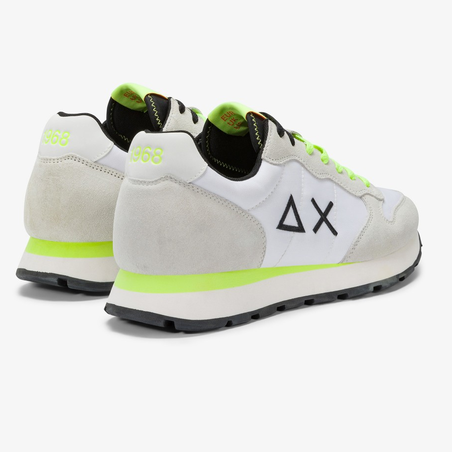 SCARPE SUN68 TOM FLUO BIANCO